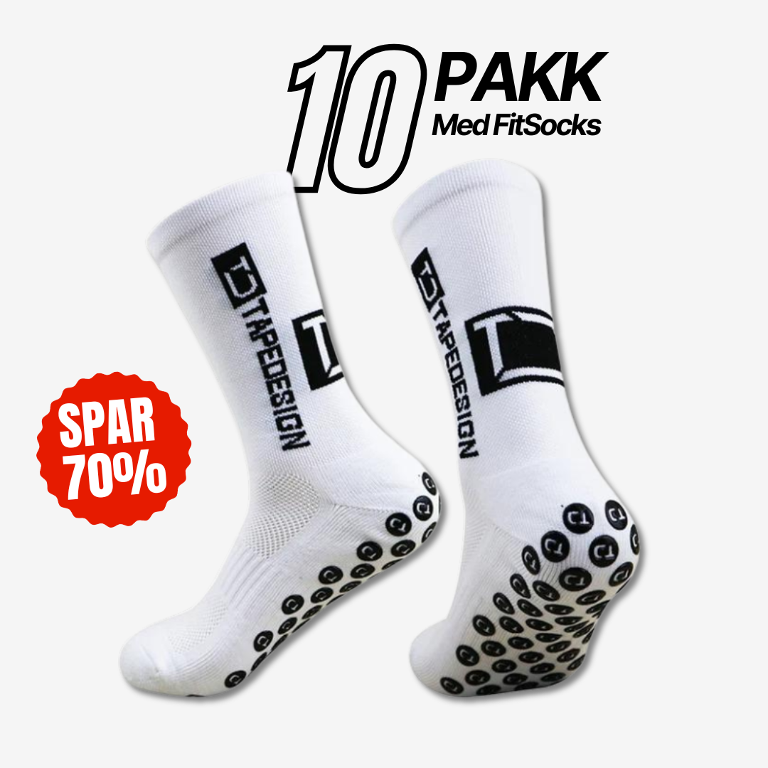 10 Pakk FitSocks – Sklisikre sokker!