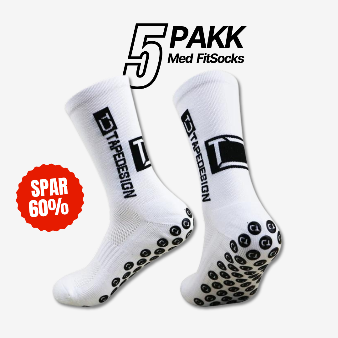 5 Pakk FitSocks – Sklisikre sokker!