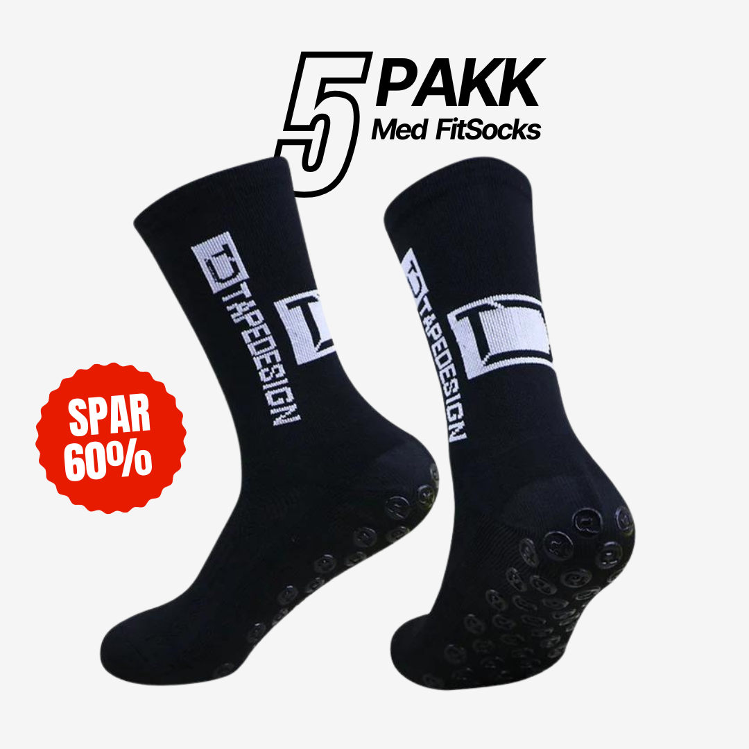 5 Pakk FitSocks – Sklisikre sokker!