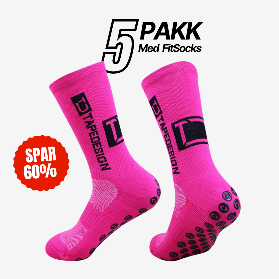5 Pakk FitSocks – Sklisikre sokker!
