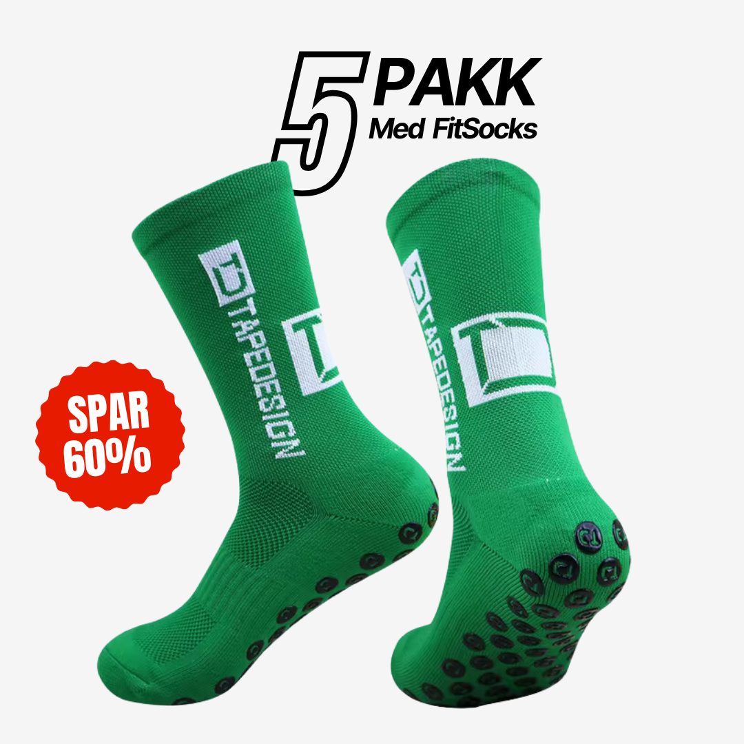 5 Pakk FitSocks – Sklisikre sokker!